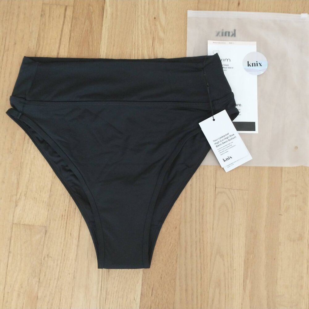 Knix Leakproof Sculpt High Rise High Cut Swim Bottom